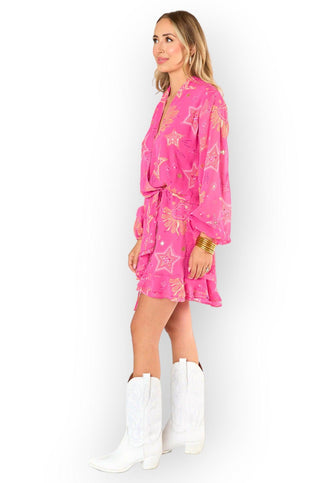 Buddy Love Jace Baton Rouge Pink Mini Dress-Buddy Love-L. Mae Boutique