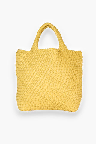 Butter Yellow Woven Tote