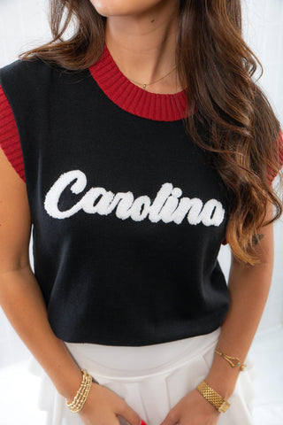 Carolina Gamecocks Gameday Sweater Vest-Lula the Label-L. Mae Boutique