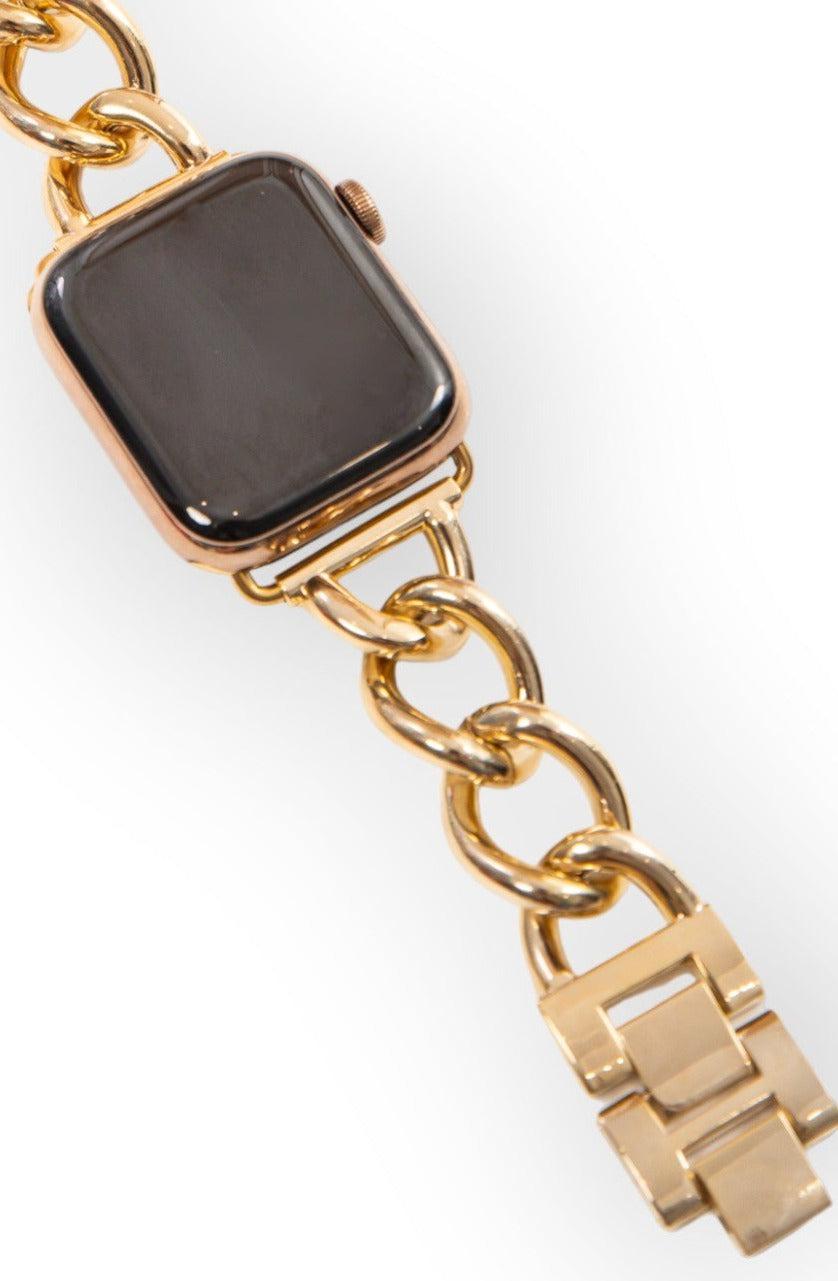 Chunky Gold Chain Smartwatch Band-Accessories-AN Enterprises-L. Mae Boutique & Wild Mabel Clothing