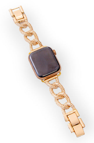 Chunky Gold Pavé Chain Smartwatch Band-AN Enterprises-L. Mae Boutique