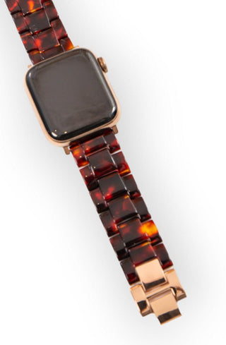 Classic Tortoise Shell Link Smartwatch Band-Accessories-AN Enterprises-L. Mae Boutique & Wild Mabel Clothing