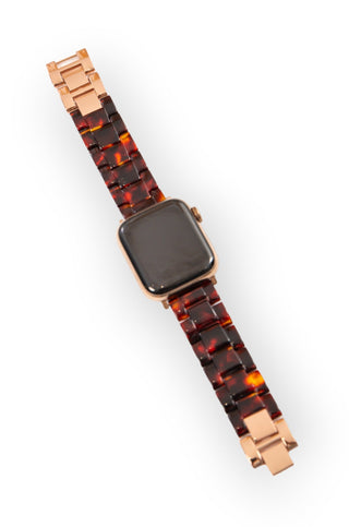 Classic Tortoise Shell Link Smartwatch Band-Accessories-AN Enterprises-L. Mae Boutique & Wild Mabel Clothing