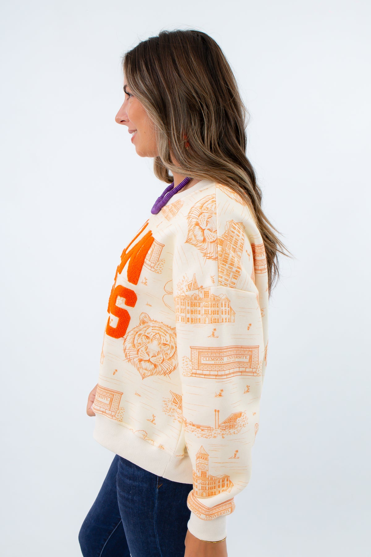 Great Christmas gift for Clemson student or graduate, clemson tigers sweatshirt, clemson university sweatshirt