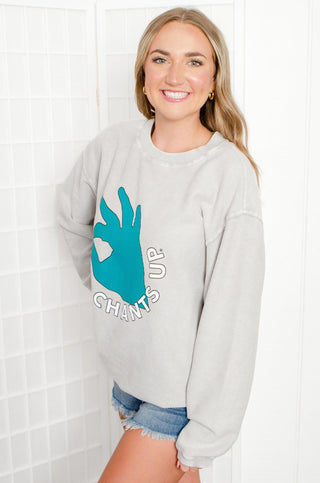 Coastal Carolina Chanticleers Crewneck Corded Sweatshirt-Tops-Chicka-D-L. Mae Boutique & Wild Mabel Clothing