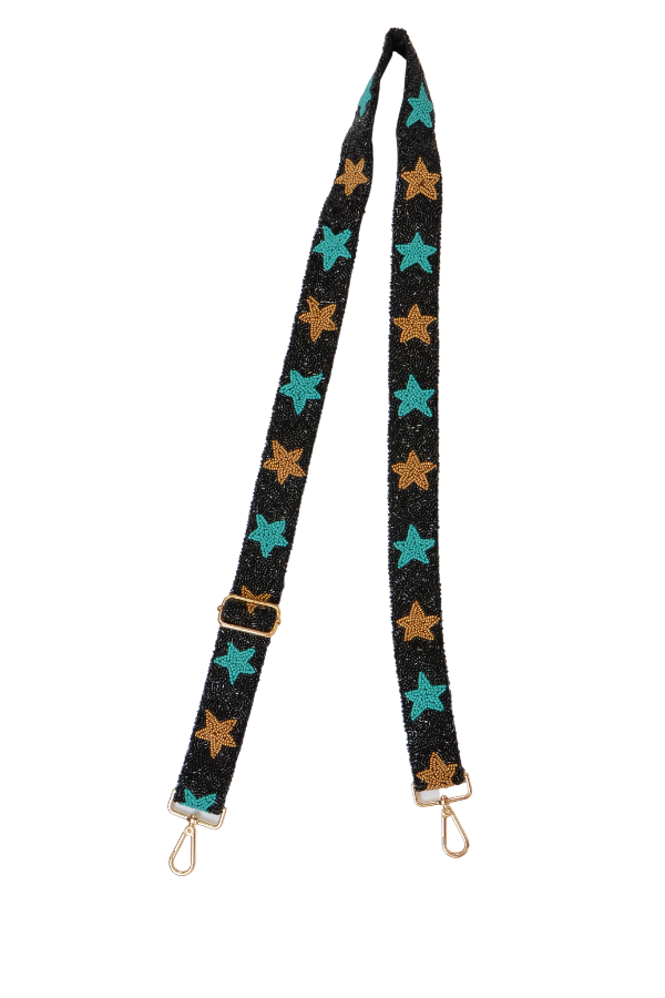 Coastal Carolina Stars Beaded Bag Strap-Accessories-Tiana Designs-L. Mae Boutique & Wild Mabel Clothing