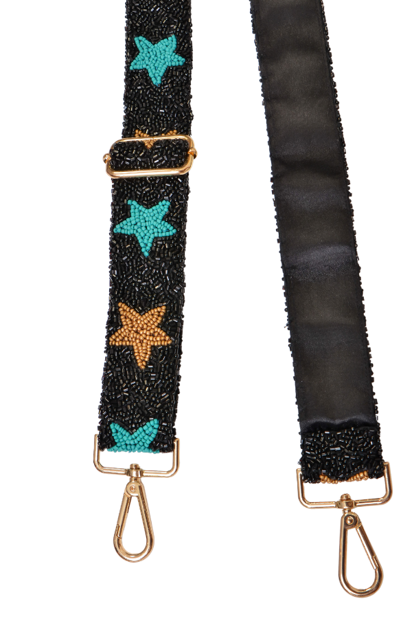 Coastal Carolina Stars Beaded Bag Strap-Accessories-Tiana Designs-L. Mae Boutique & Wild Mabel Clothing