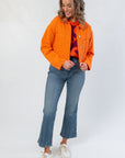 Orange You Cute Denim Jacket