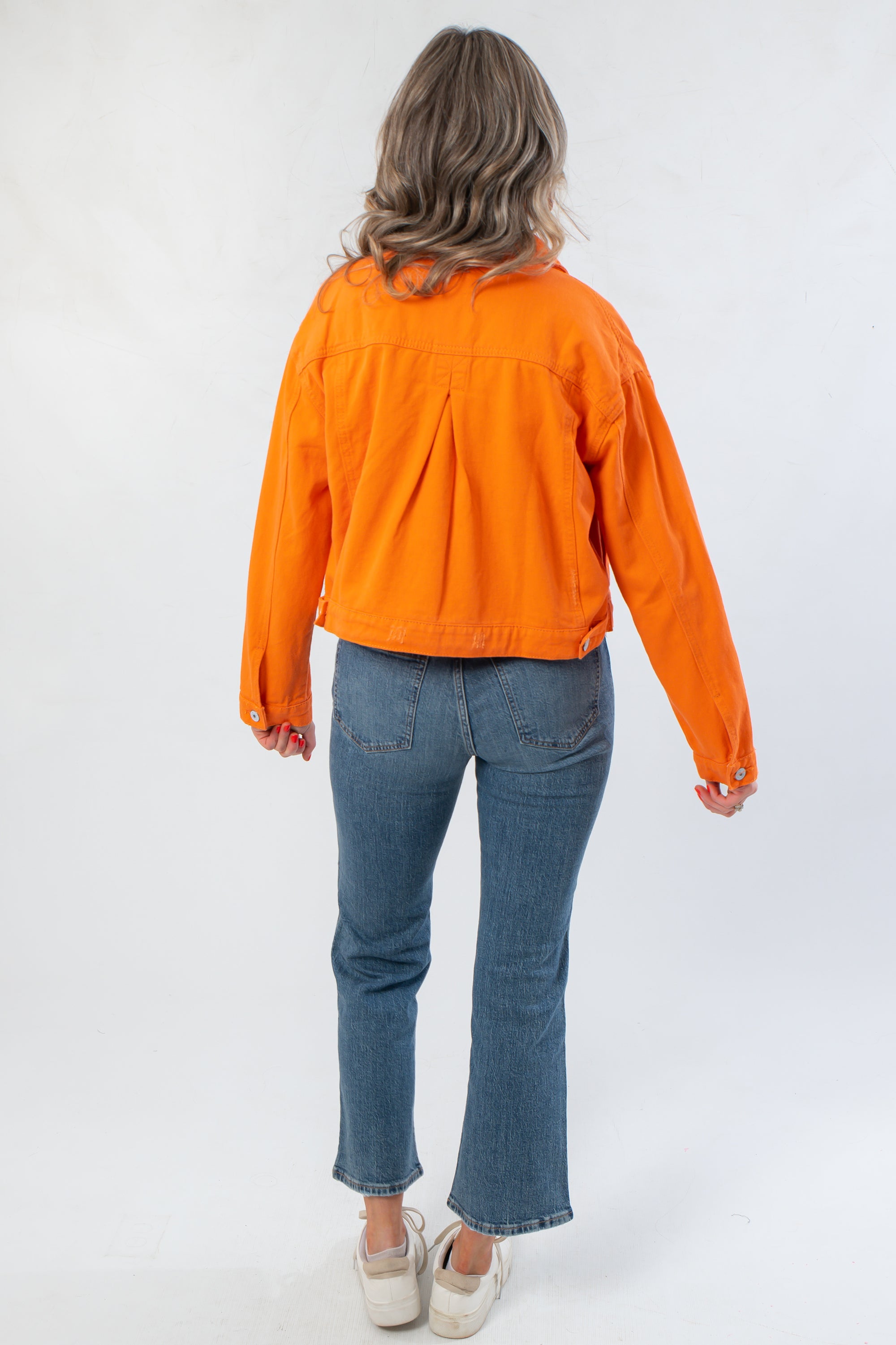 Orange You Cute Denim Jacket