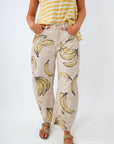 fruit print barrel jean by free people