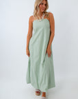 Shoreline Striped Bubble Hem Maxi Dress