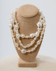 Demi Pearl Layered Statement Necklace