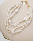 Demi Pearl Layered Statement Necklace