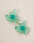 Seaside Lotus Flower Stud Earrings