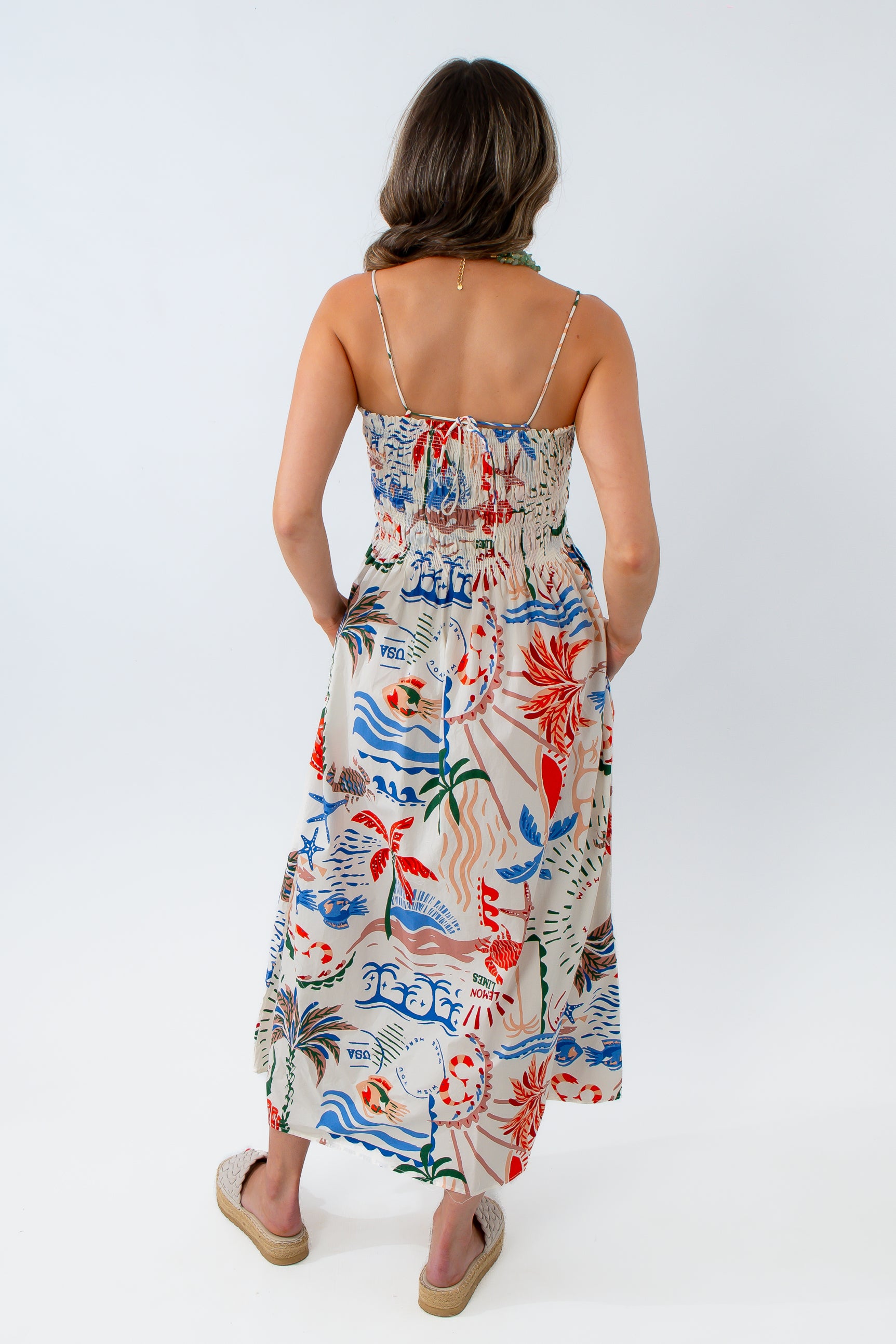 Z Supply Printed Cornelia Getaway Midi Dress
