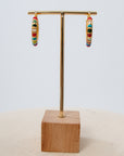Riviera Beaded Hoop Earrings