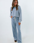 Z Supply Ocean Air Indigo Hunter Knit Pants