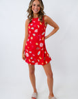 MinkPink coastal print mini dress