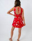 MinkPink Red Sirena Mini Shift Dress