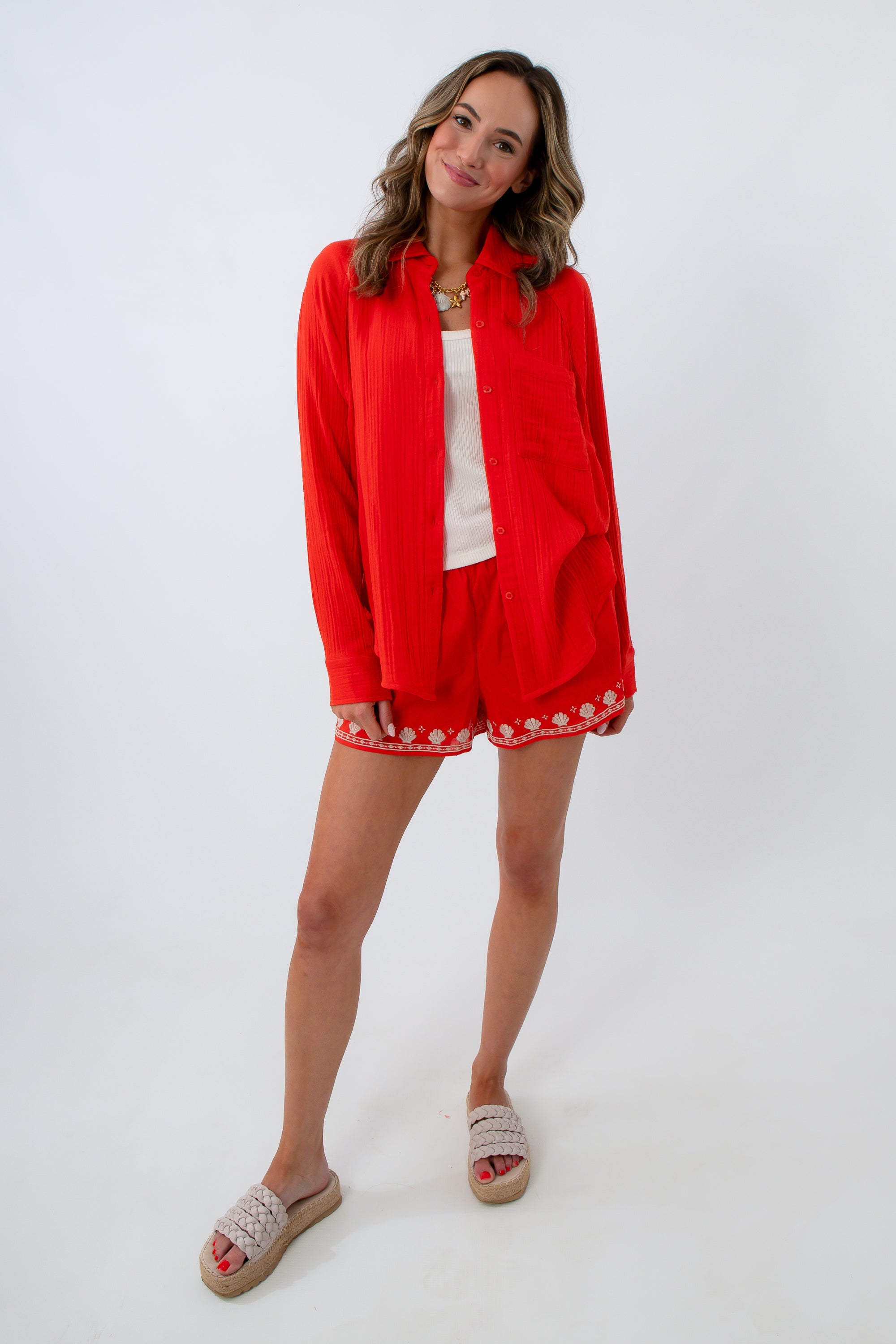 Everyday relaxed fit long sleeve top