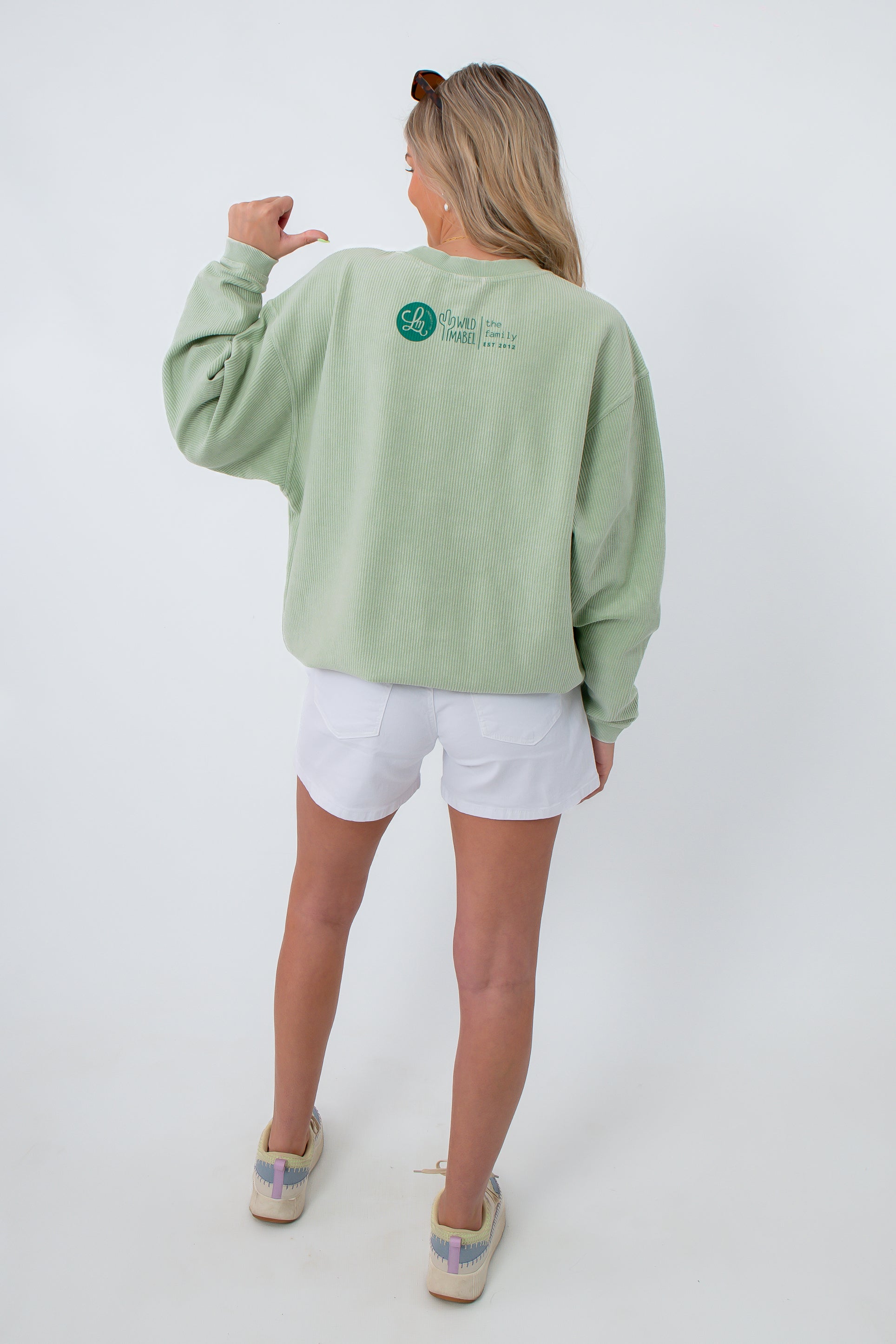 Pawleys Island Icon Corded Sweatshirt | Oversized Knit Beach