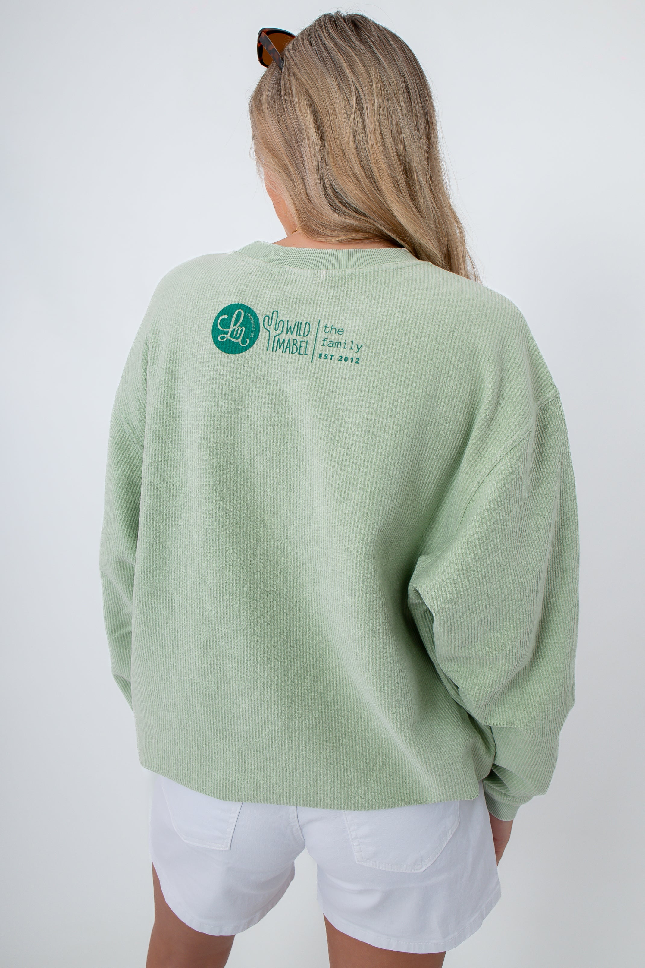 Pawleys Island Icon Corded Sweatshirt | Oversized Knit Beach