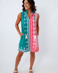 thml embroidered mini dress