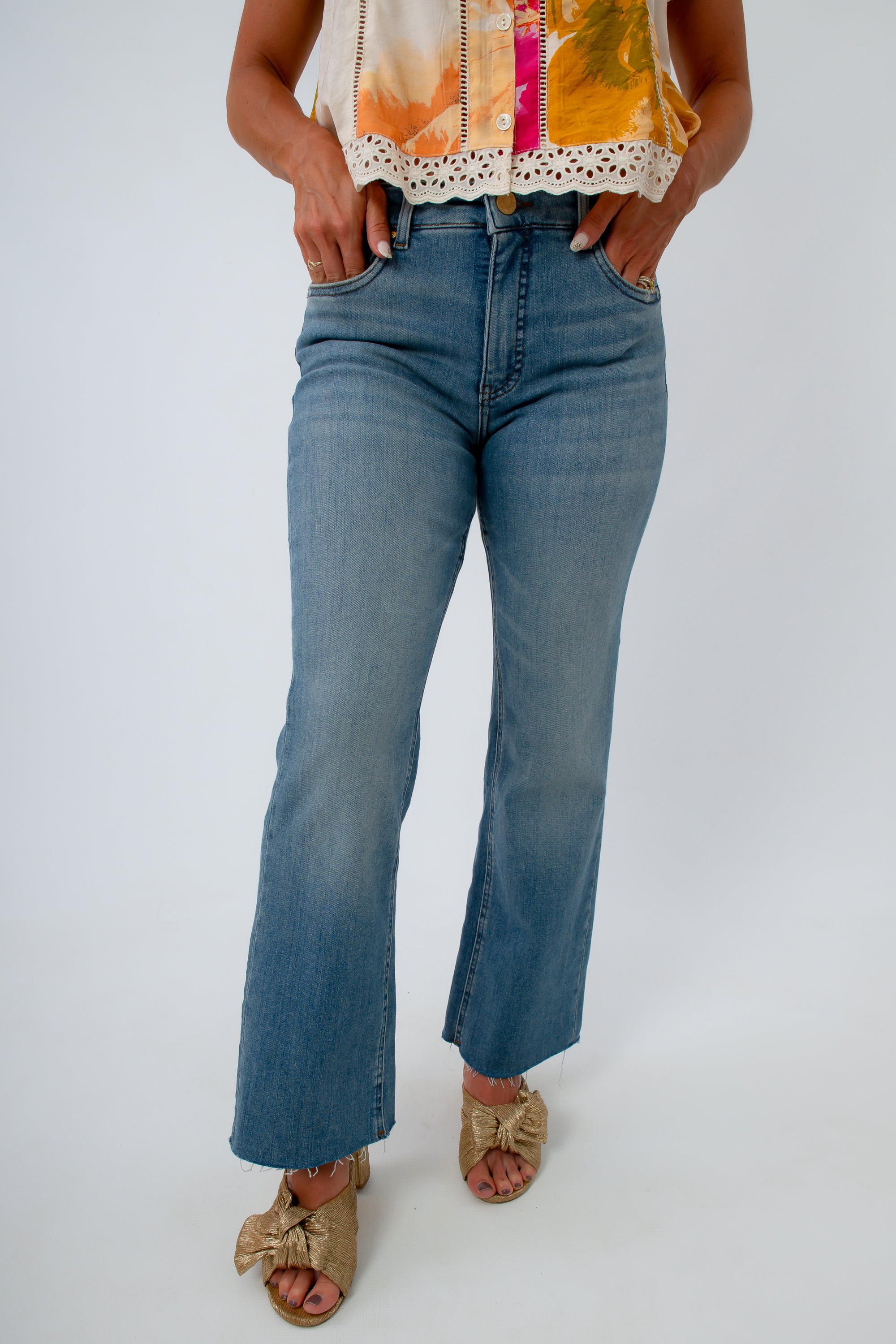 Kut from the Kloth Amaze Kelsey High Rise Ankle Flare