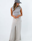 Free People Heather Grey Dream State Pants