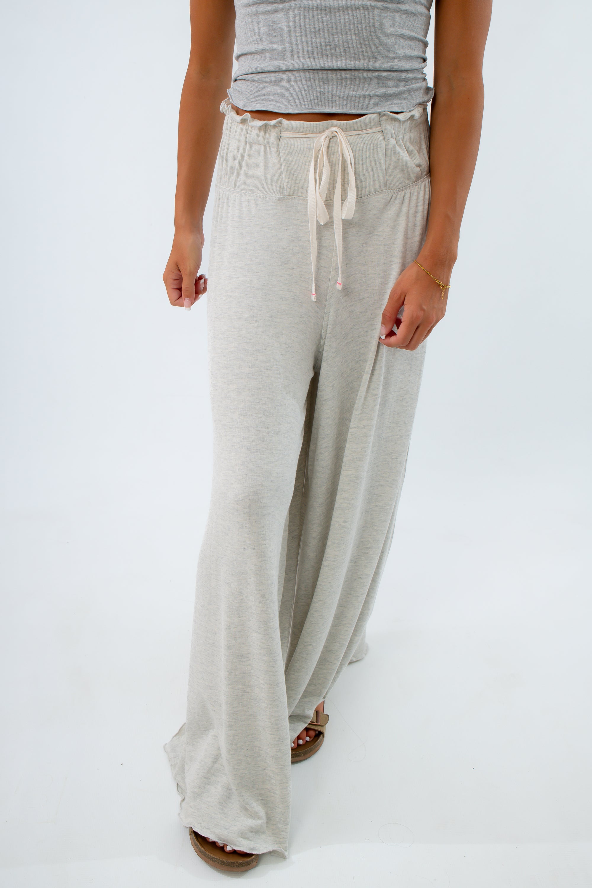 free people modal wide leg lounge pant