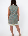 THML Charleston Cane Contrast Trim Short Dress