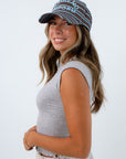 Free People grey baby tee, heather grey tee, heather gray top, free people so soft seamless tops
