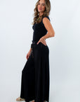 Free People Black Dream State Pants