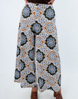 Work Of Art Barrett Wide Leg Trouser patterned pants, Prosperina Barrett Wide Leg Trousers, Patterned trousers