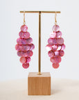 Mermaid's Tale Pearlescent Pink Earrings