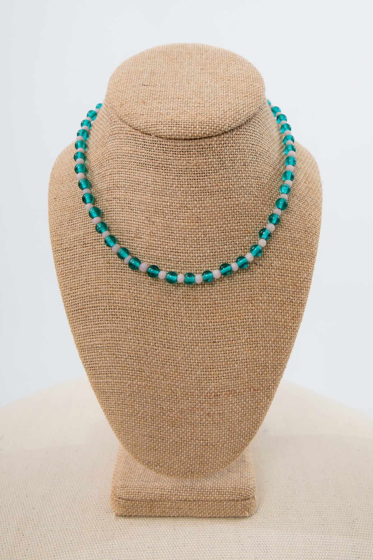 Coastal Shine Glass Beaded Necklace