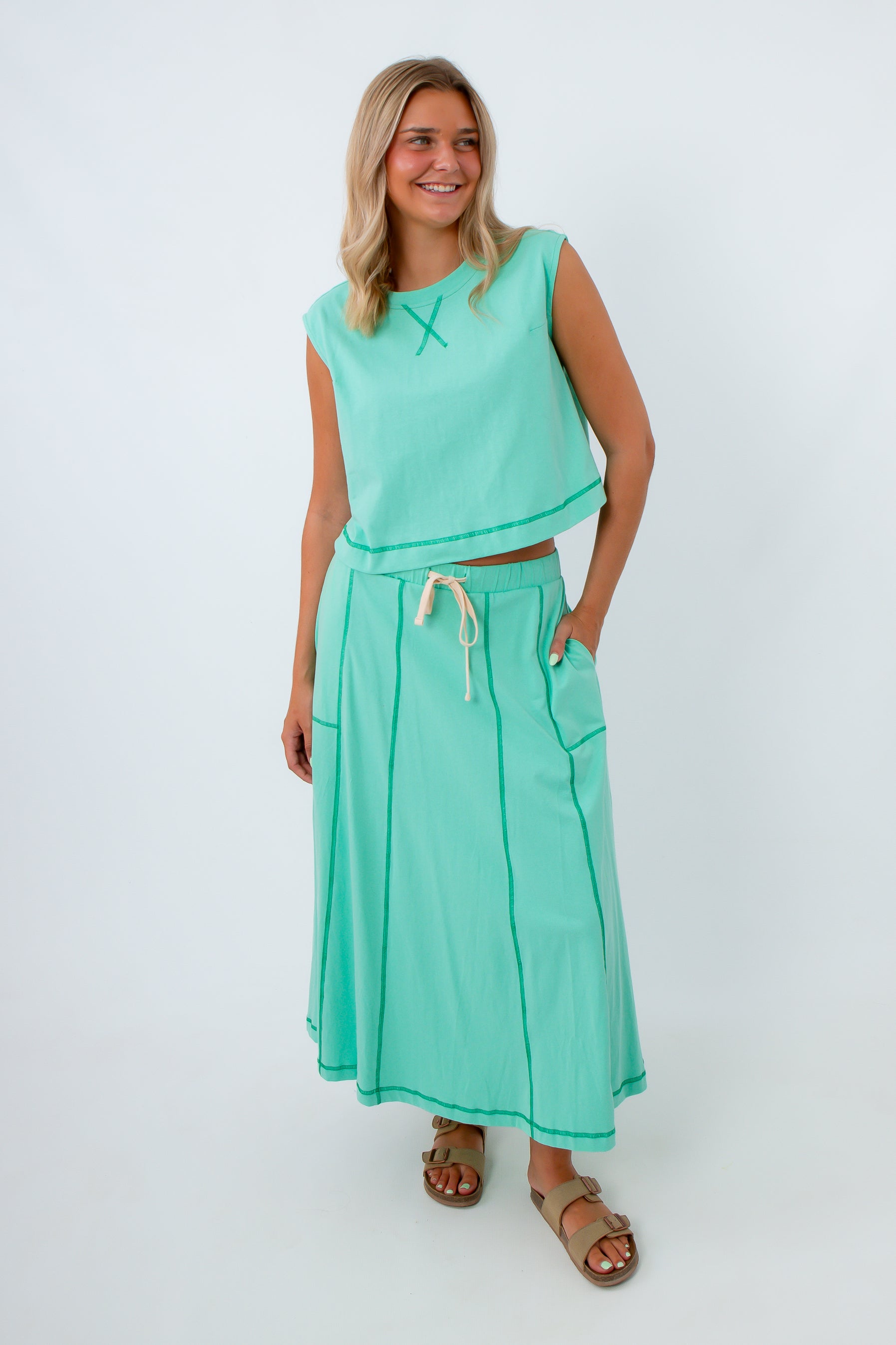 Baja Bliss Terry Skirt Set