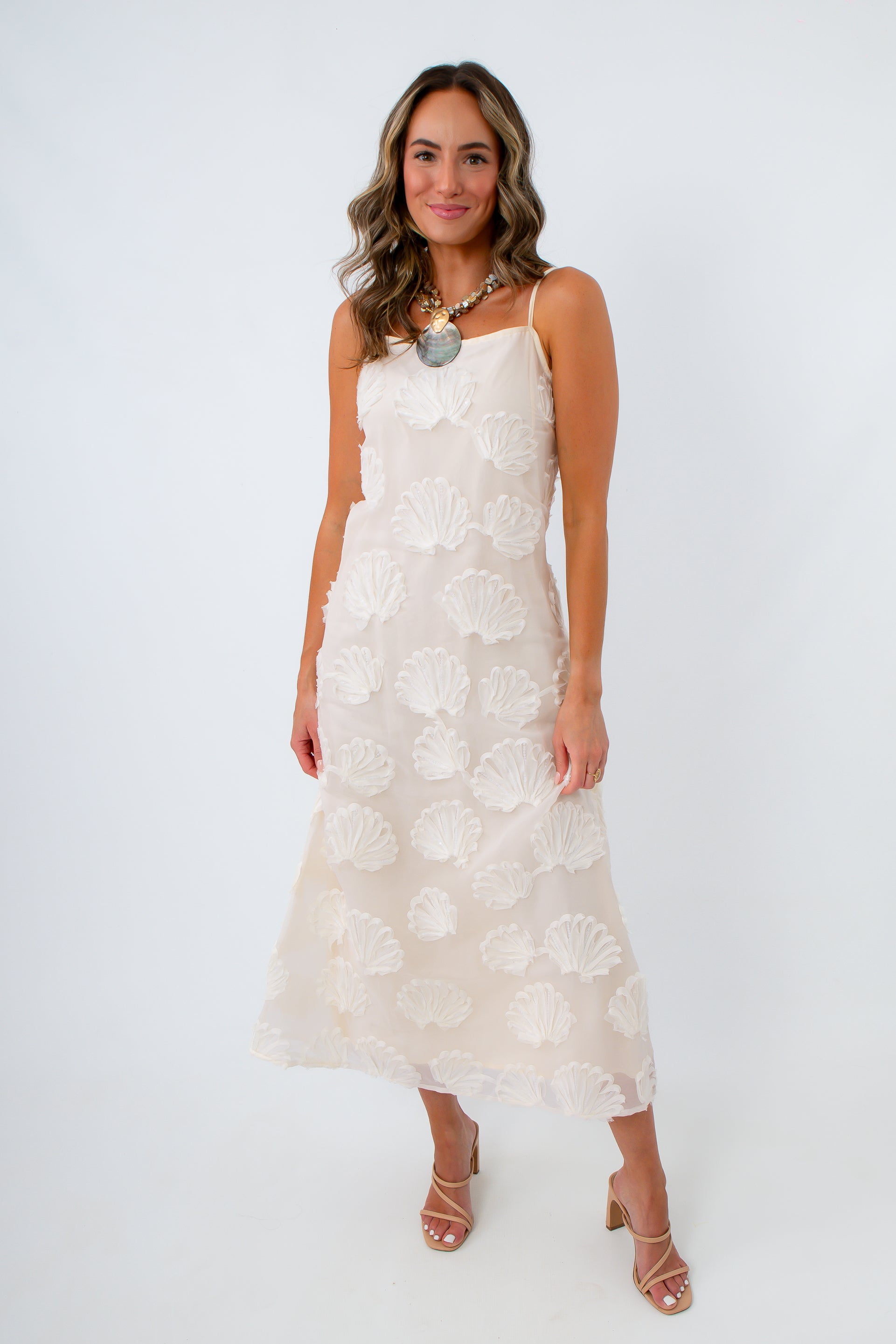mermaid inspired ivory dress for bride or family beach pictures
