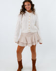 Cable knit cardigan, cream cable knit cardigan, white cable knit cardigan, cardigans for fall, neutral cardigan