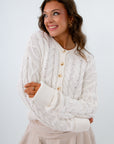 Cream show me your mumu sweater, Cream Show Me Your Mumu cardigan, white Show Me Your Mumu cardigan