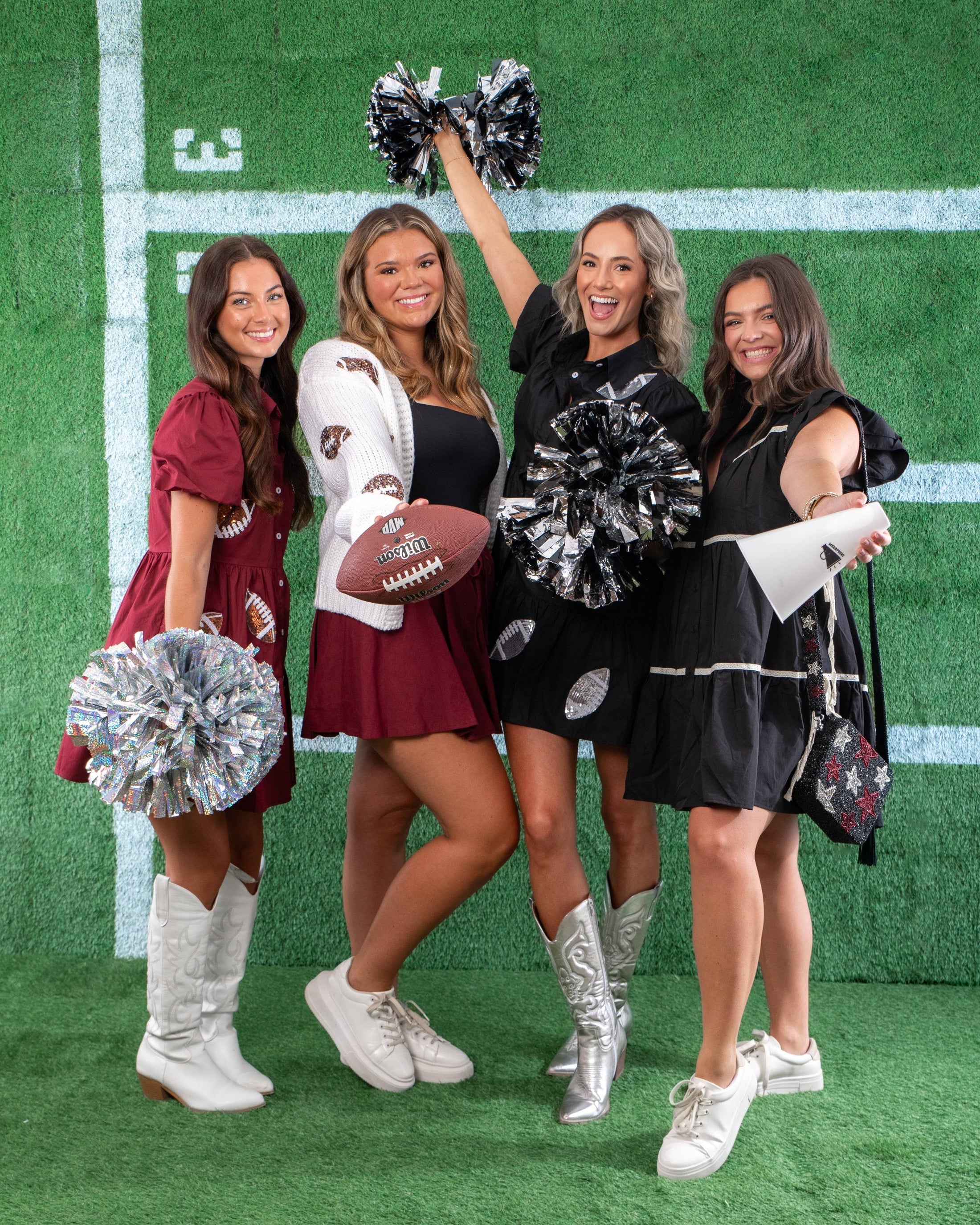 Cocky in Carolina Colors: Essential Garnet and Black Gameday Outfits ...