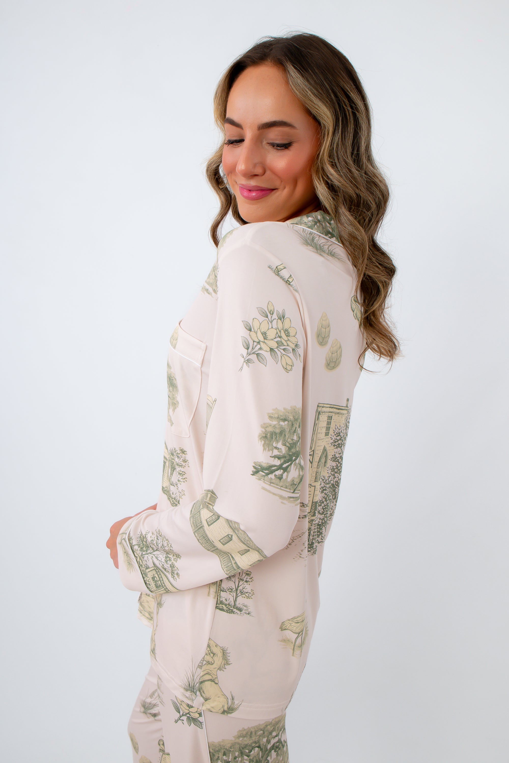 Pawleys Island Toile Pajama Set
