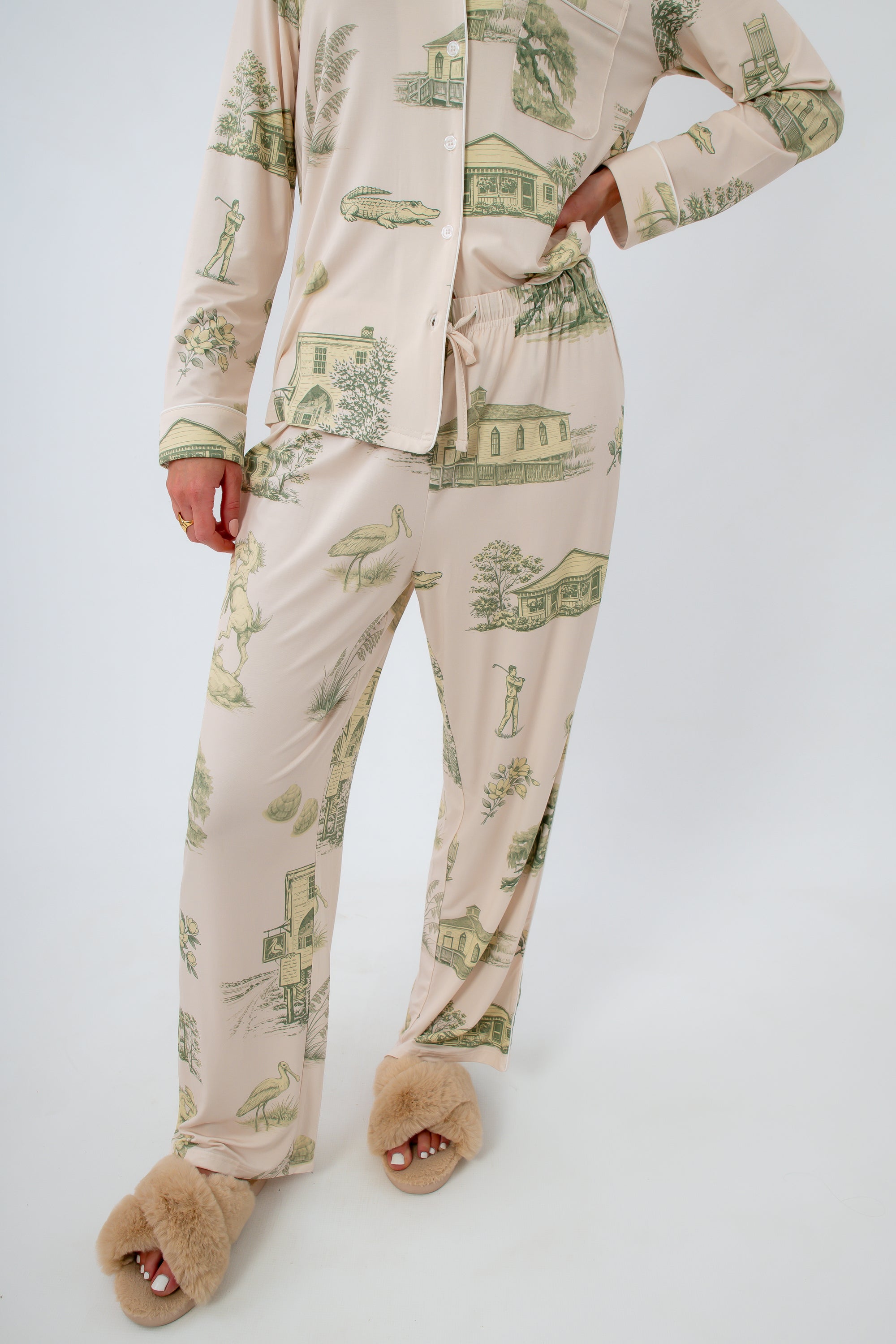 Pawleys Island Toile Pajama Set