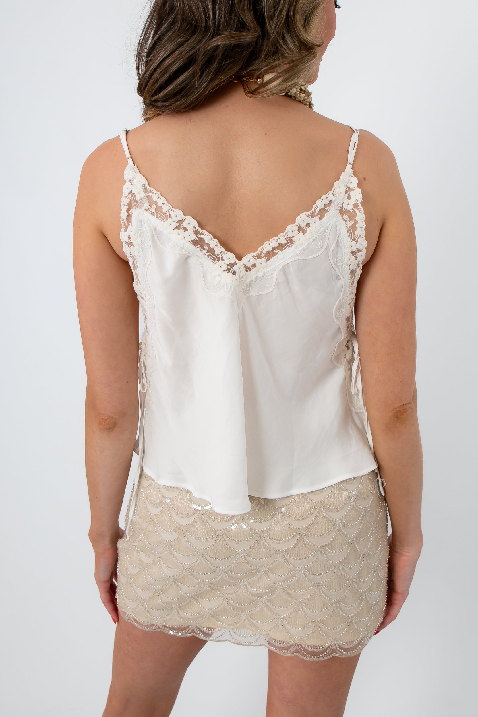 Free People Clean Ivory Someone Like You Cami