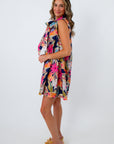 summer workwear with colorful pattern