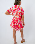 Pink and orange summertime dress