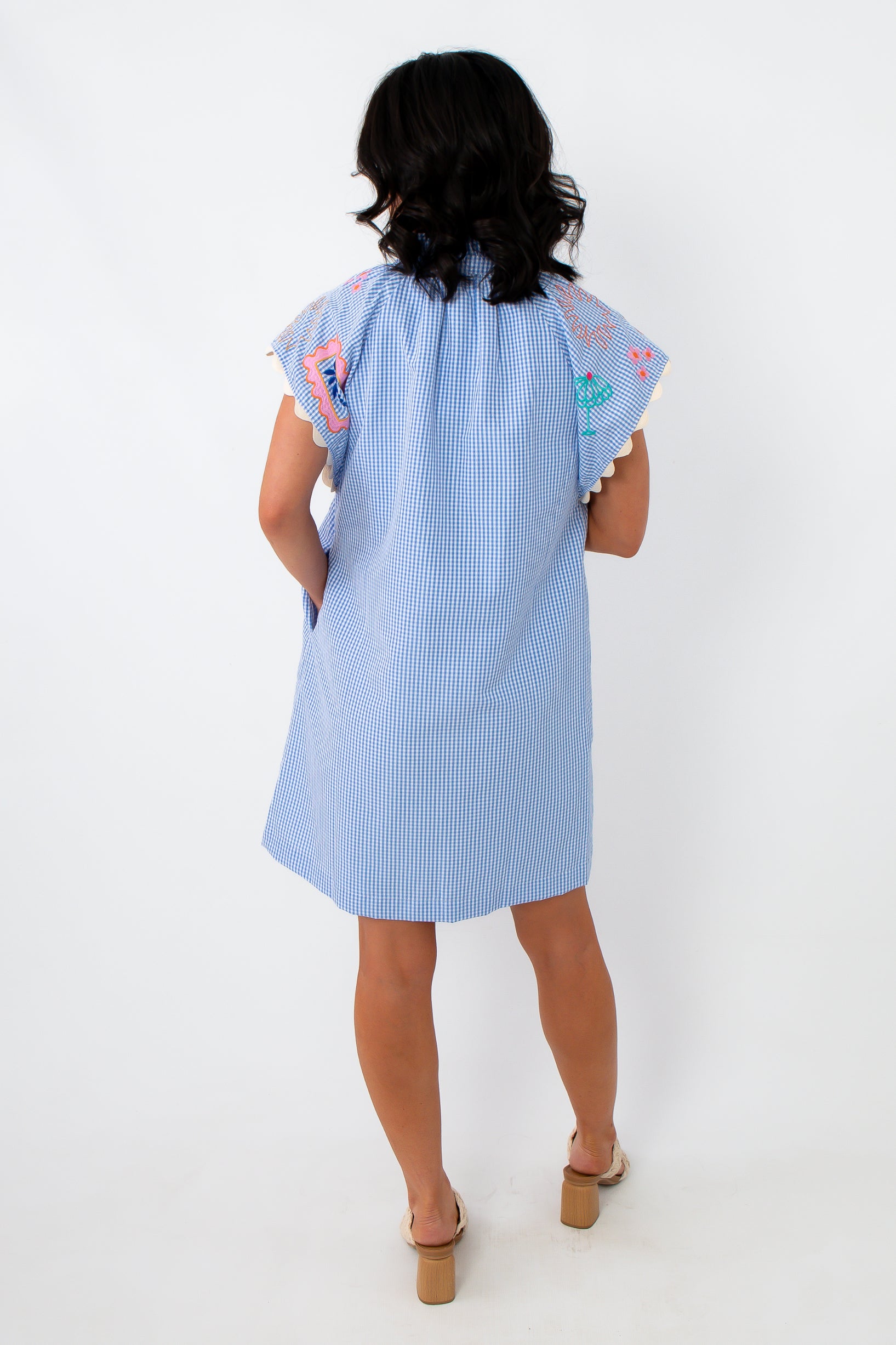 THML Summertime Spritz Gingham Embroidered Dress | L. Mae Boutique THML Summertime Spritz Gingham Embroidered Dress | L. Mae Boutique