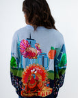 Festive Thanksgiving sweater perfect for parade and holidays, sweater with Macy's thanksgiving parade on it