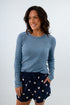 Z Supply Mineral Blue Arlet Mini Thermal Top