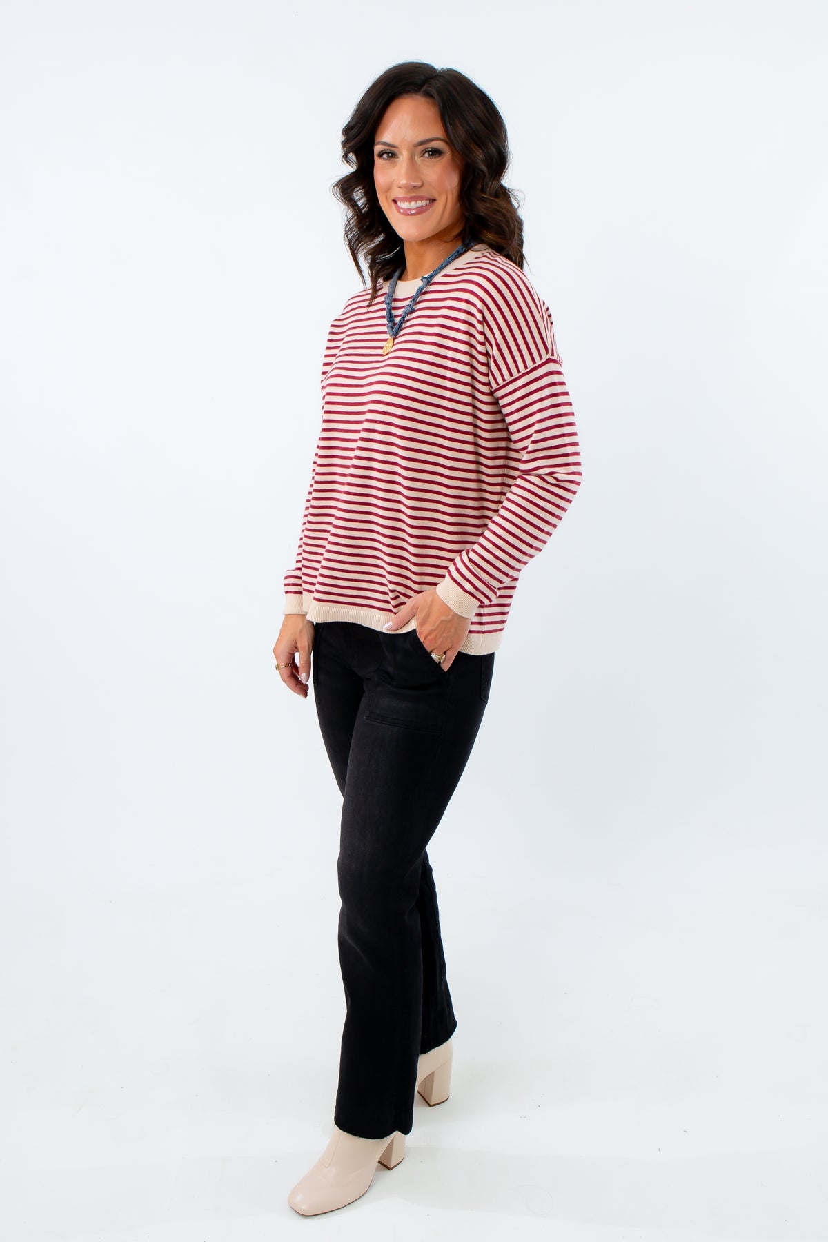 Kut from the Kloth Portrait Black Kelsey Ankle Flare Jean